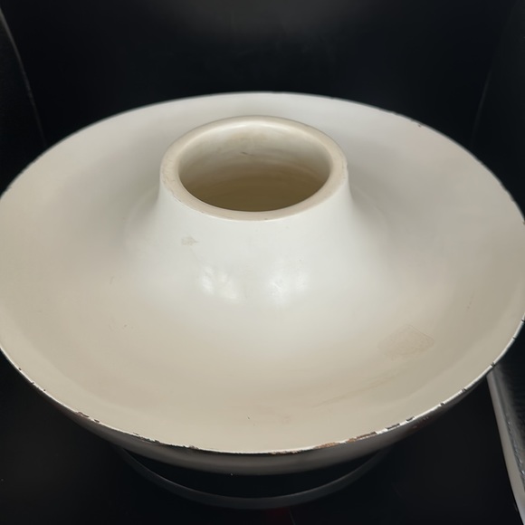 Mango Wood Turned Mid Century Bowl Vase - Picture 3 of 4